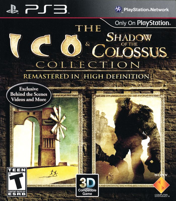 Ico & Shadow of the Colossus Collection box art for Playstation 3